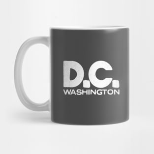 Washington D.C. Vintage Typography Mug